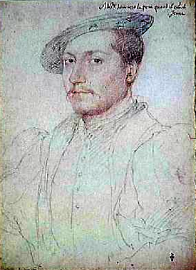 François Ier de Clèves - Portrait par Jean Clouet